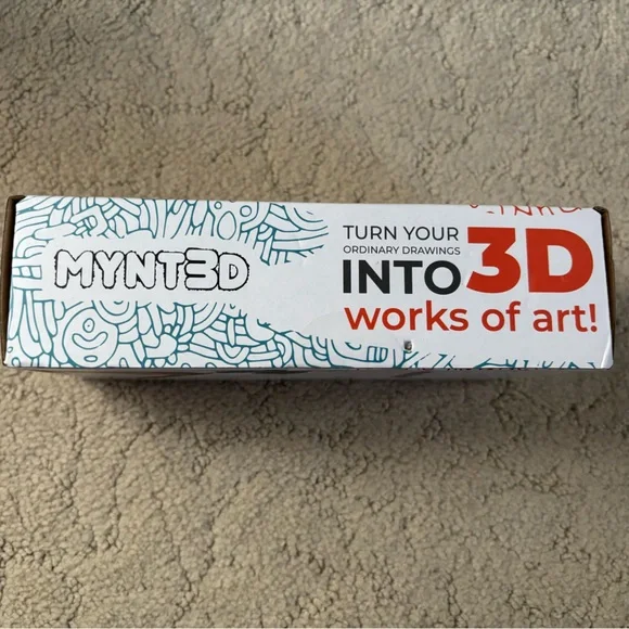 Super 3D Pen with Filament New In Box plus unopened Pen/Printer Filament - Picture 2 of 5